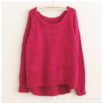 Lady's Pullover Woolen Fashion Knitted Women Sweater
